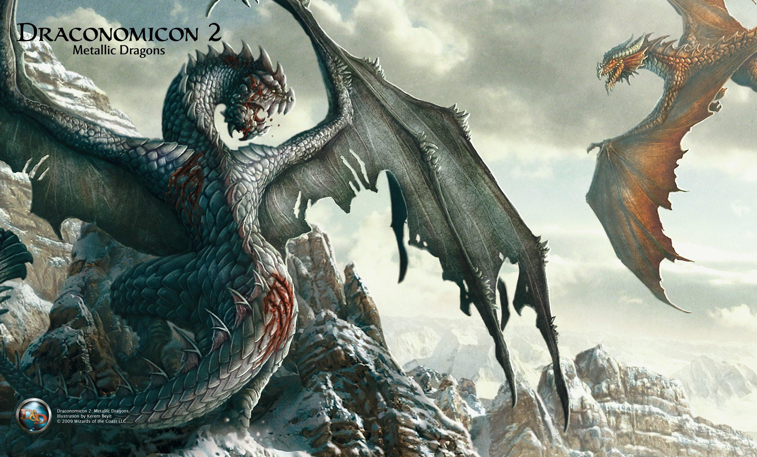 2650x1600 DRACONOMICON METALLIC DRAGONS Dungeons Dragons Metallic Draconomicon Fantasy Board Rpg Dragon Wallpaperx1600
