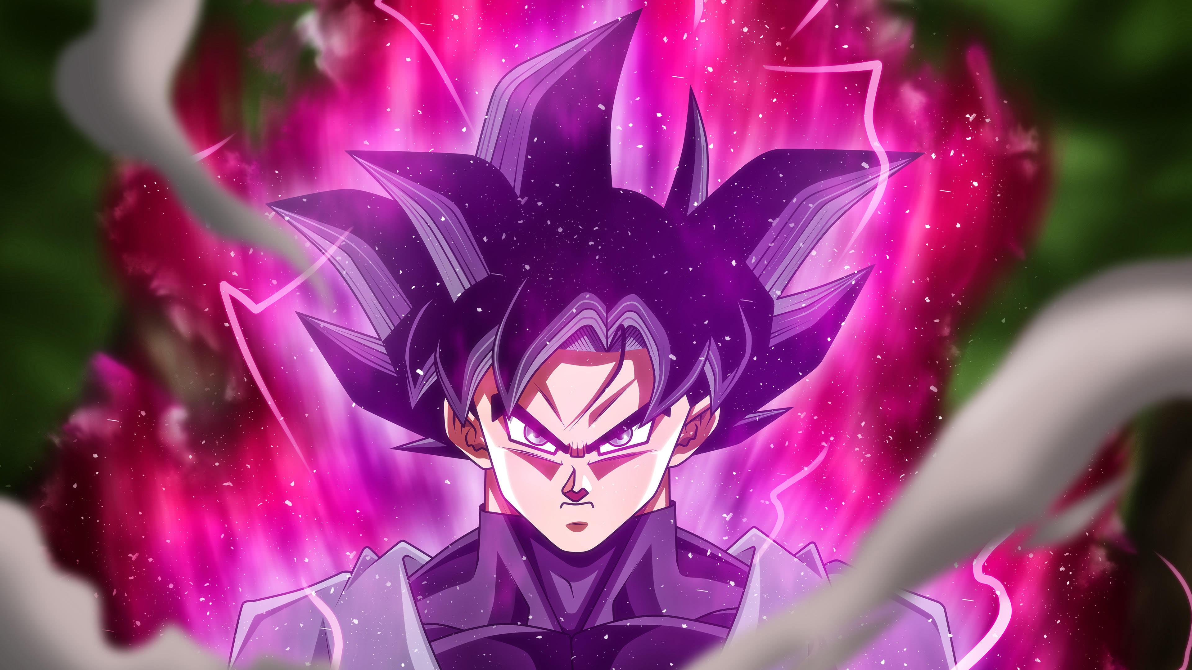 3840x2160 Dragon Ball Goku Black Portrait UHD 4K Wallpaper