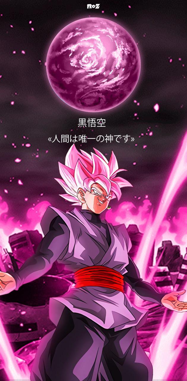 630x1280 Black goku wallpaper