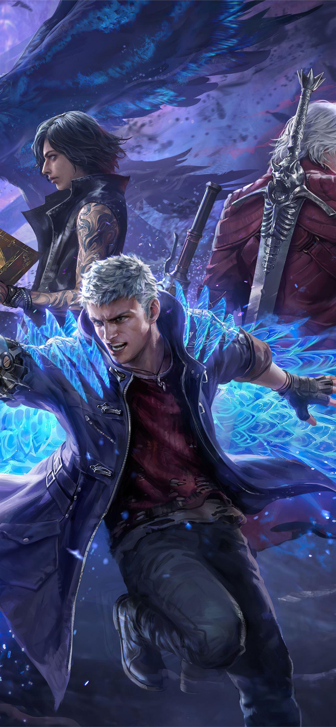 1125x2436 Best Devil may cry 5 iPhone X HD Wallpaper