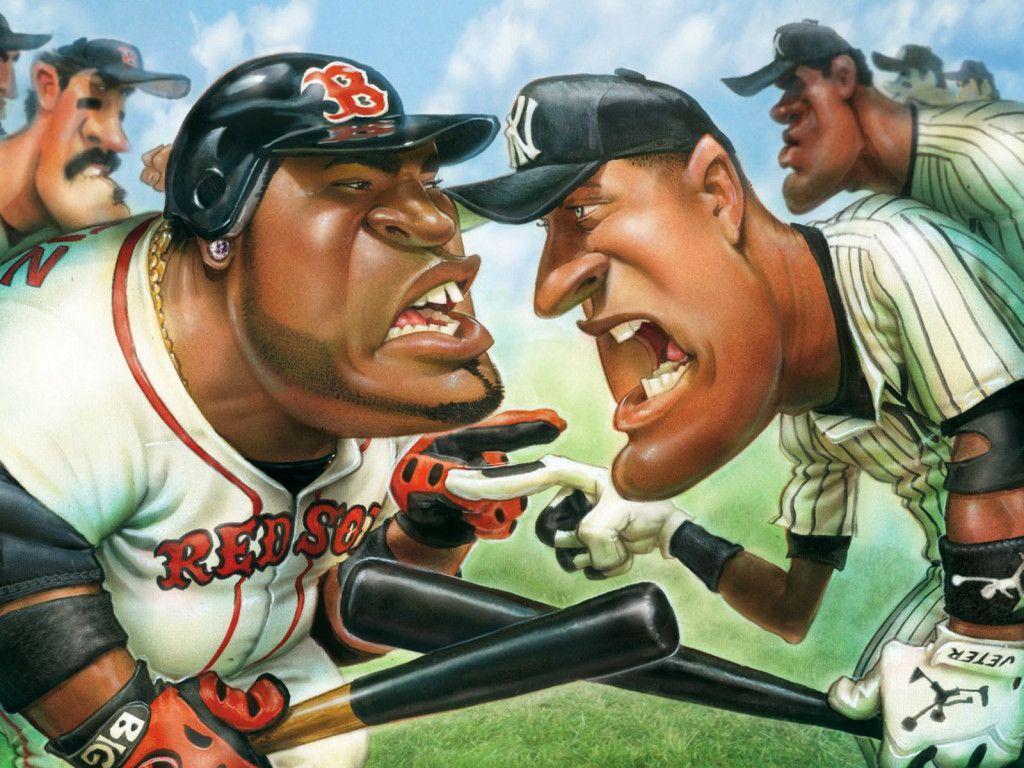 1024x768 Baseball Players Wallpaper