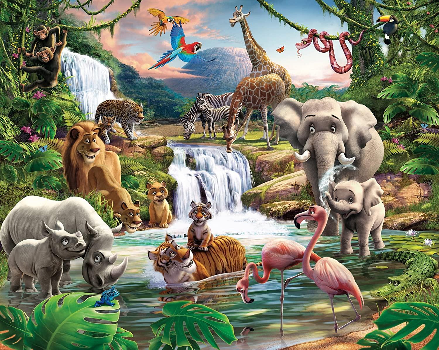 1500x1198 Walltastic WT41776 Jungle Adventure Wall Mural
