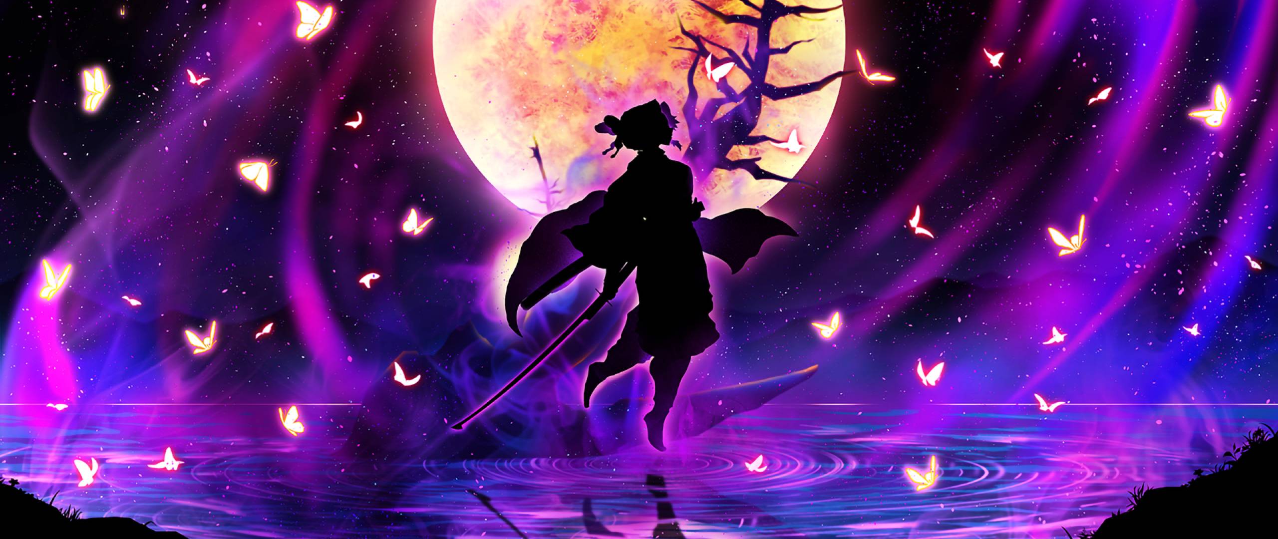 2560x1080 Shinobu Kochou Kimetsu no Yaiba 2560x1080 Resolution Wallpaper, HD Anime 4K Wallpaper, Image, Photo and Background