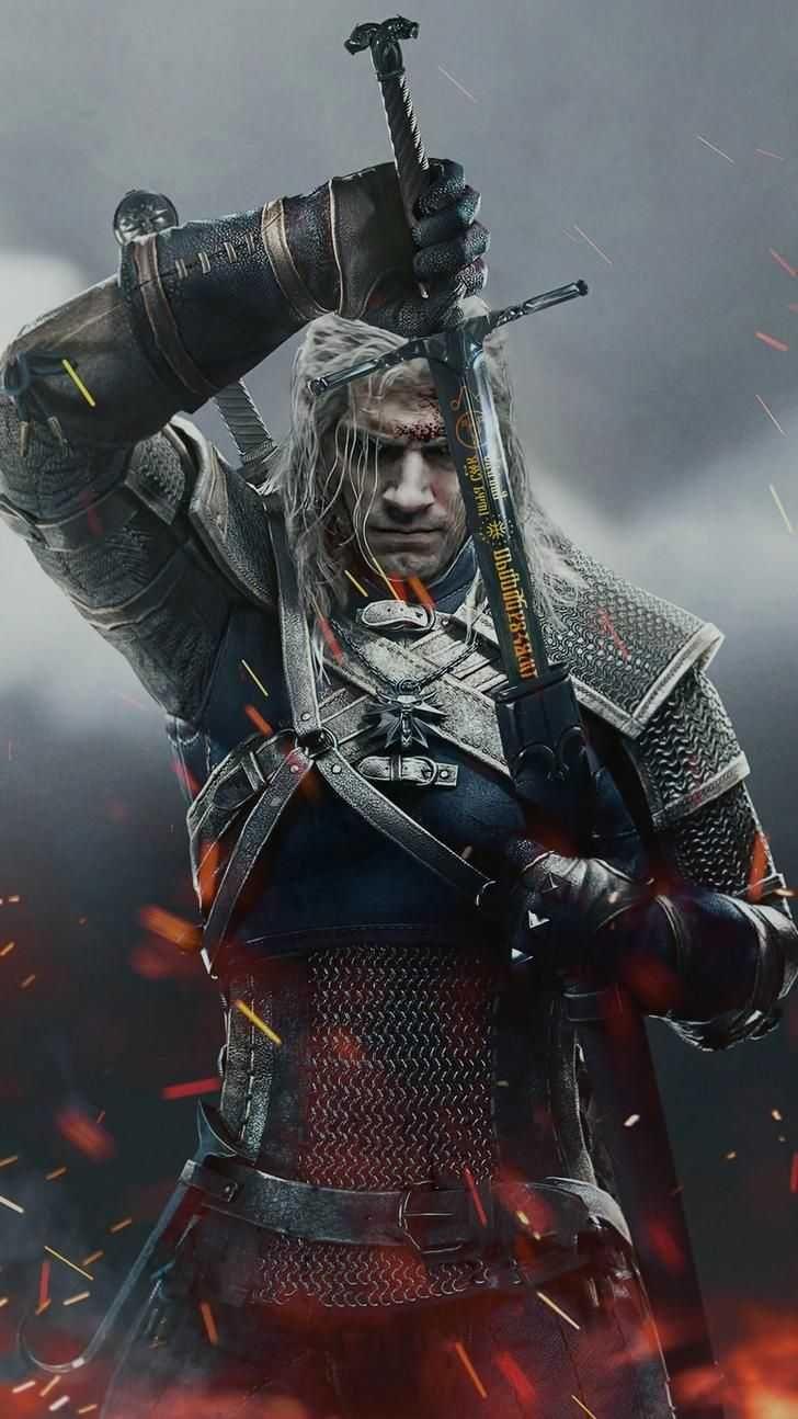 728x1294 The Witcher Wallpaper Browse The Witcher Wallpaper with collections of Ciri, iPhone, Medallion, The Witcher, Wolf. h. The witcher, The witcher geralt, Witcher art