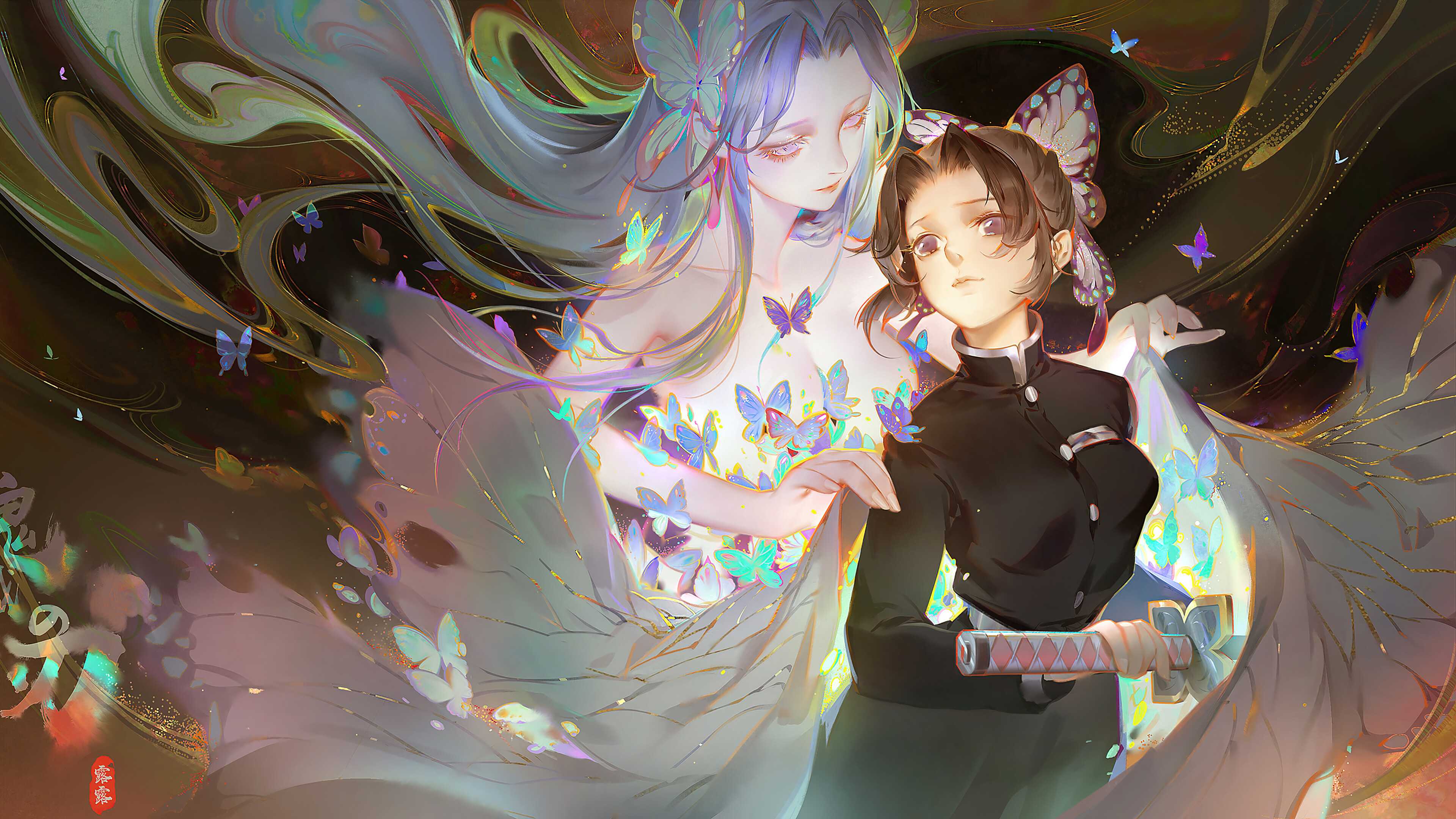 3840x2160 Desktop Shinobu Kocho Wallpaper