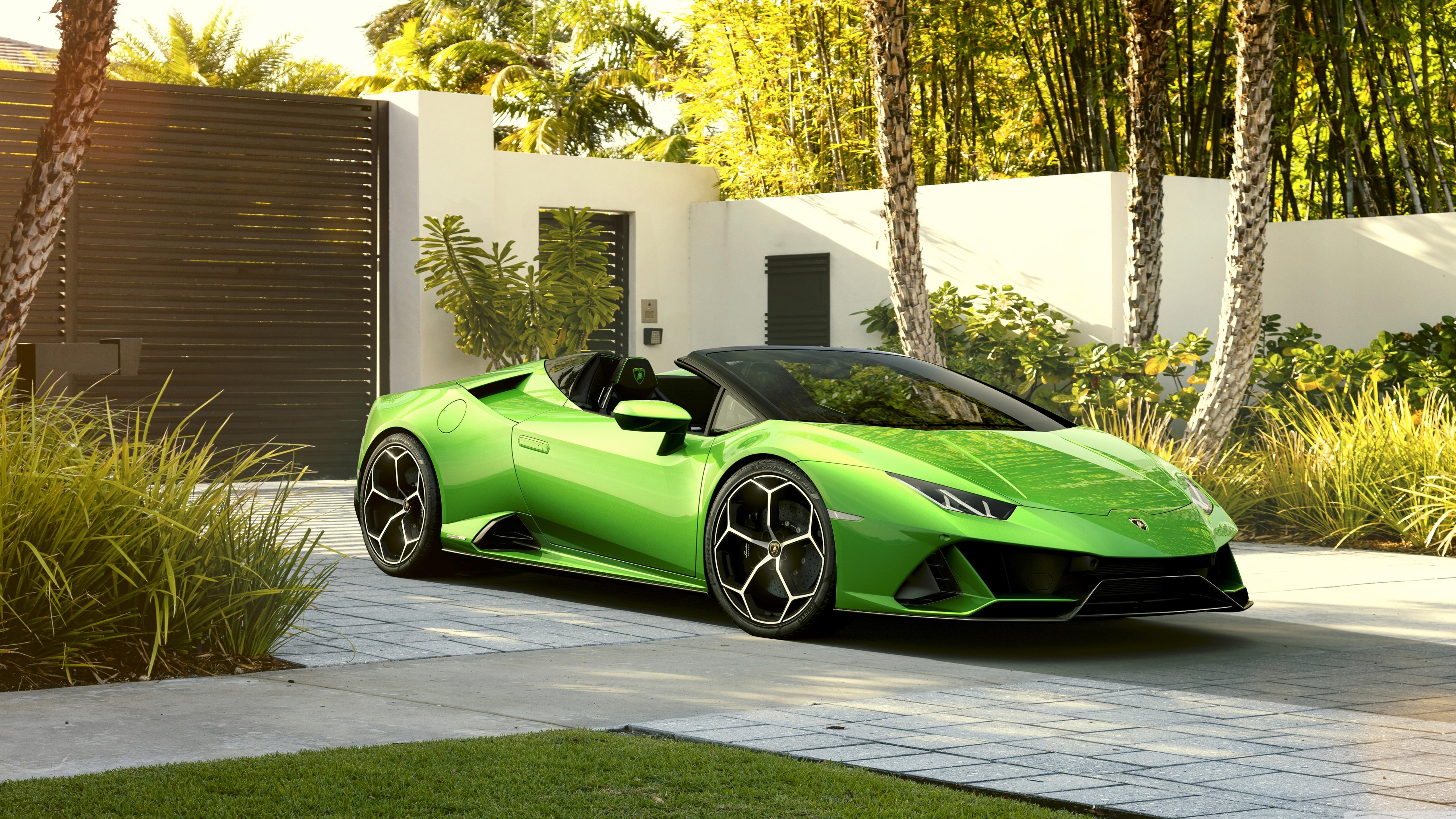 5120x2880 Green Lamborghini Huracan Evo Spyder Supercar Ultra HD Desktop Background Wallpaper for : Widescreen & UltraWide Desktop & Laptop : Multi Display, Dual & Triple Monitor : Tablet