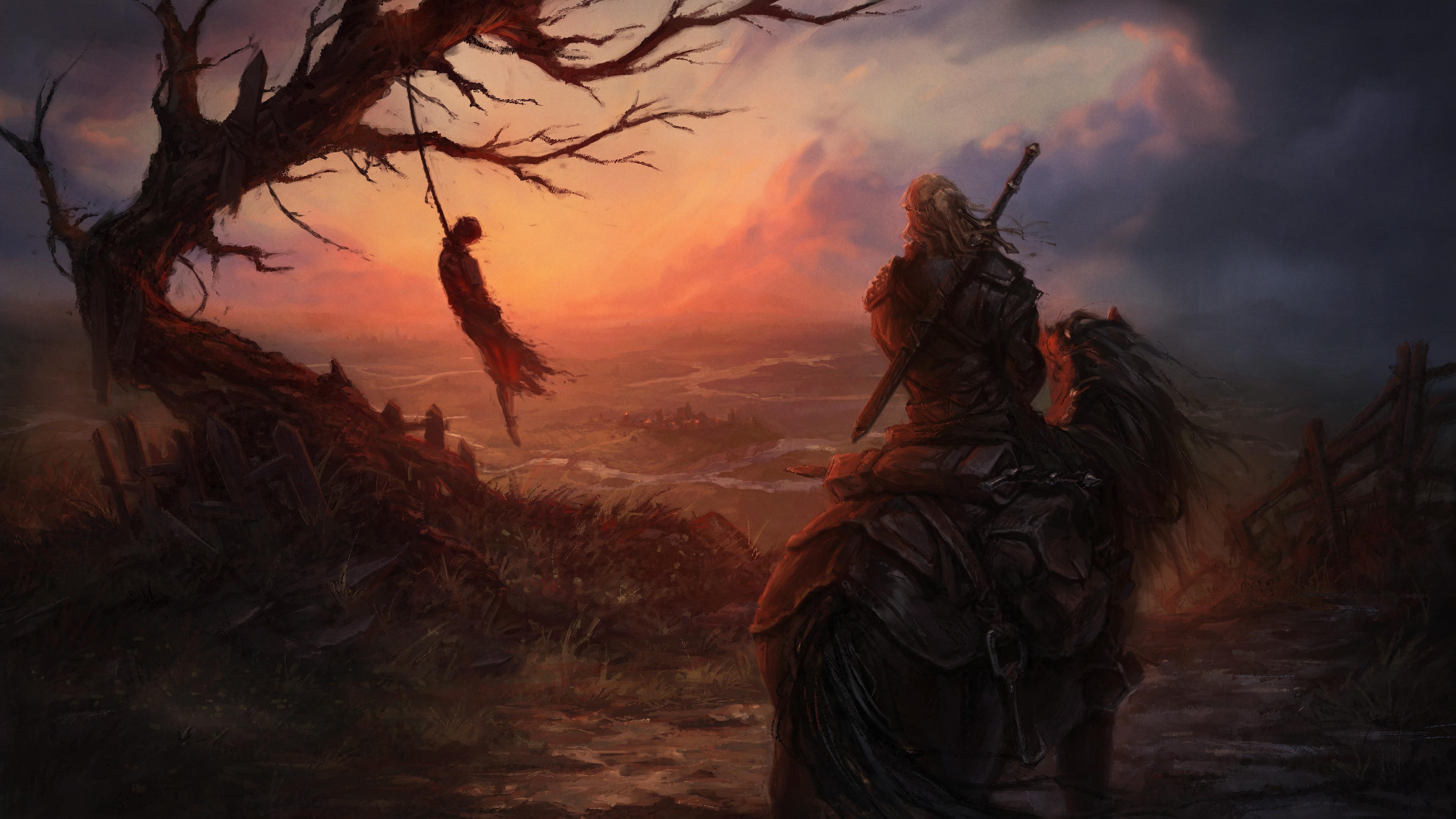 3840x2160 Witcher 4K wallpaper for your desktop or mobile screen free and easy to download