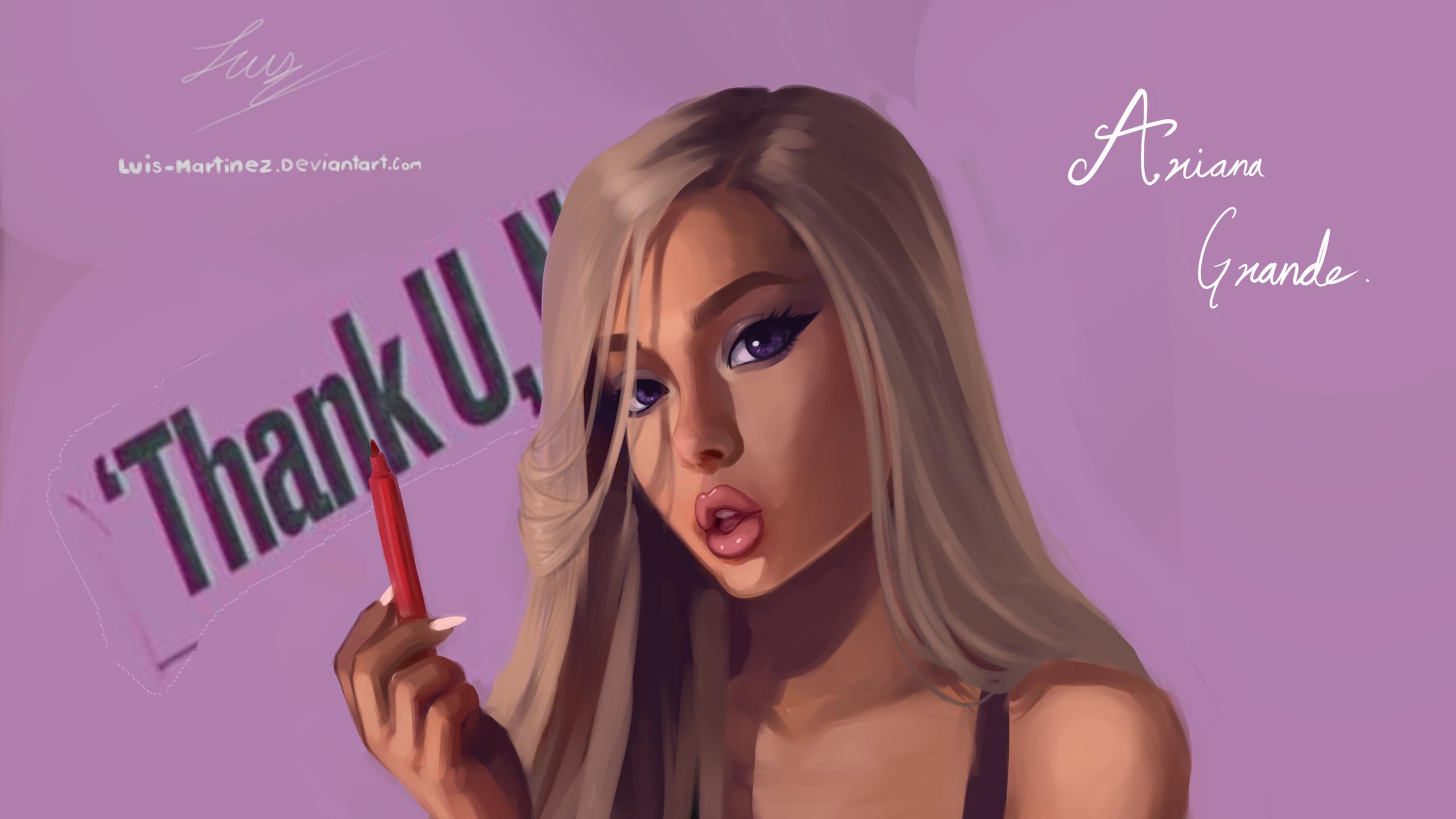 2560x1440 Ariana Grande Fan Art 1440P Resolution HD 4k Wallpaper, Image, Background, Photo and Picture