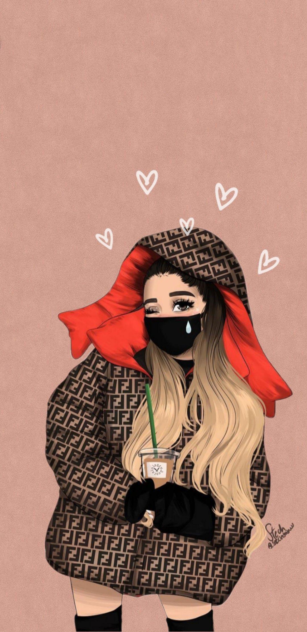 1080x2220 ariana grande wallpaper // artist: stechdraws_ on ig. Ariana grande wallpaper, Ariana grande cat, Ariana grande anime