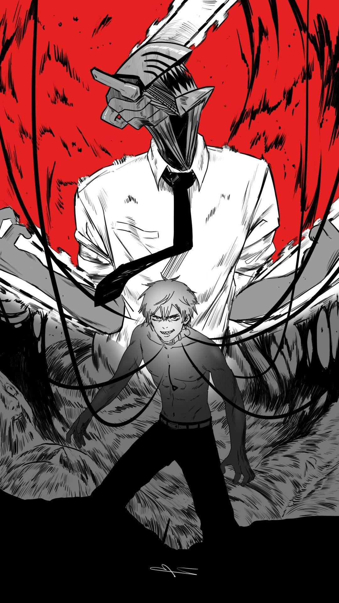 Chainsaw Man Denji 4K Phone iPhone Wallpaper #4671b