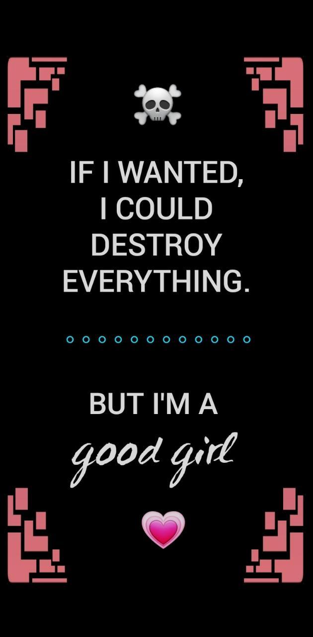 630x1280 Good Girl wallpaper