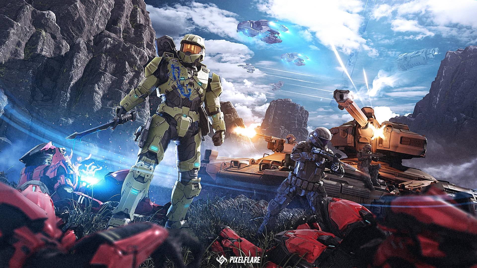 1920x1080 Halo Master Chief 1080P Laptop Full HD Wallpaper, HD Games 4K Wallpaper, Image, Photo and Background