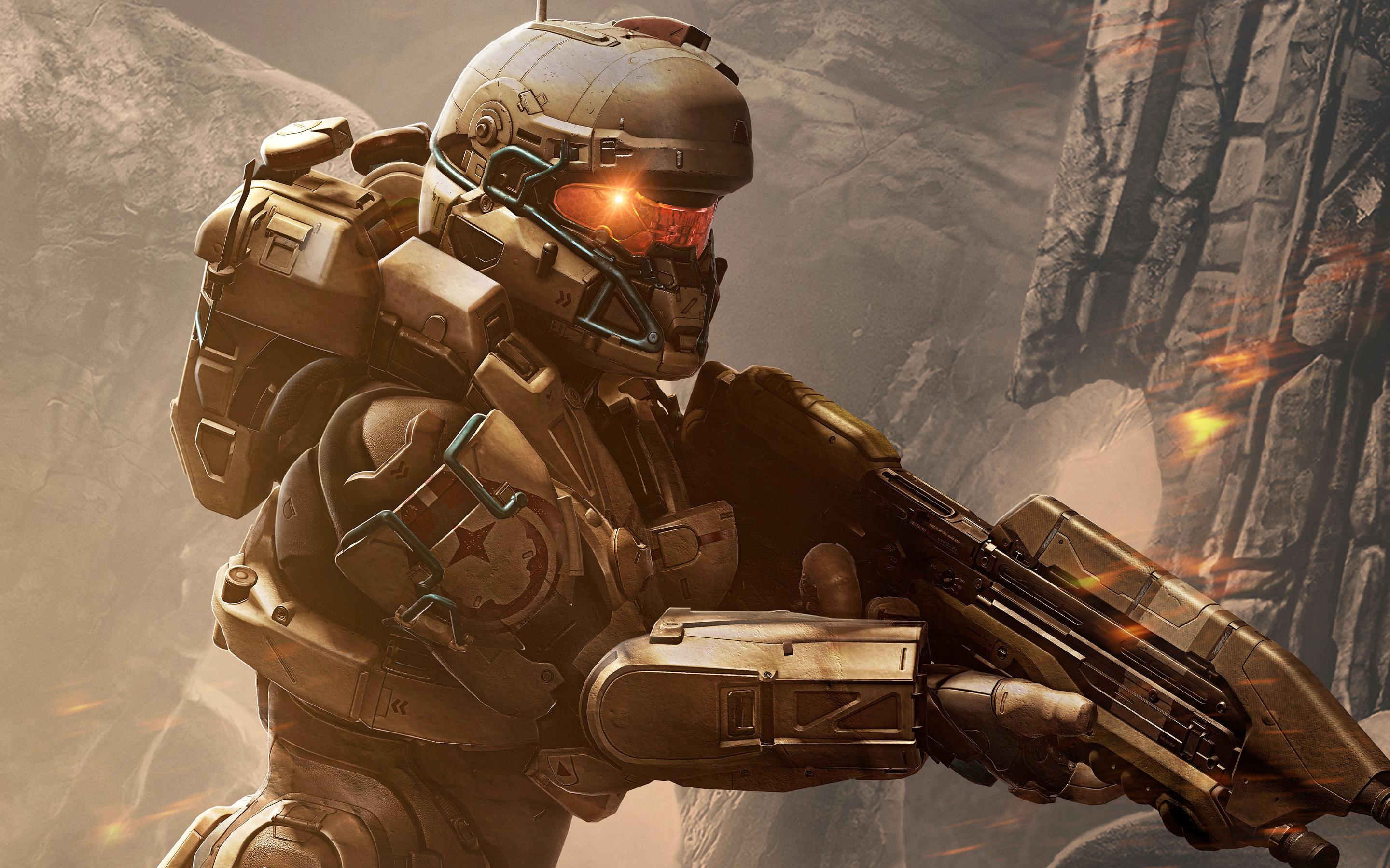 2880x1800 Tanaka Halo Guardians HD wallpaper