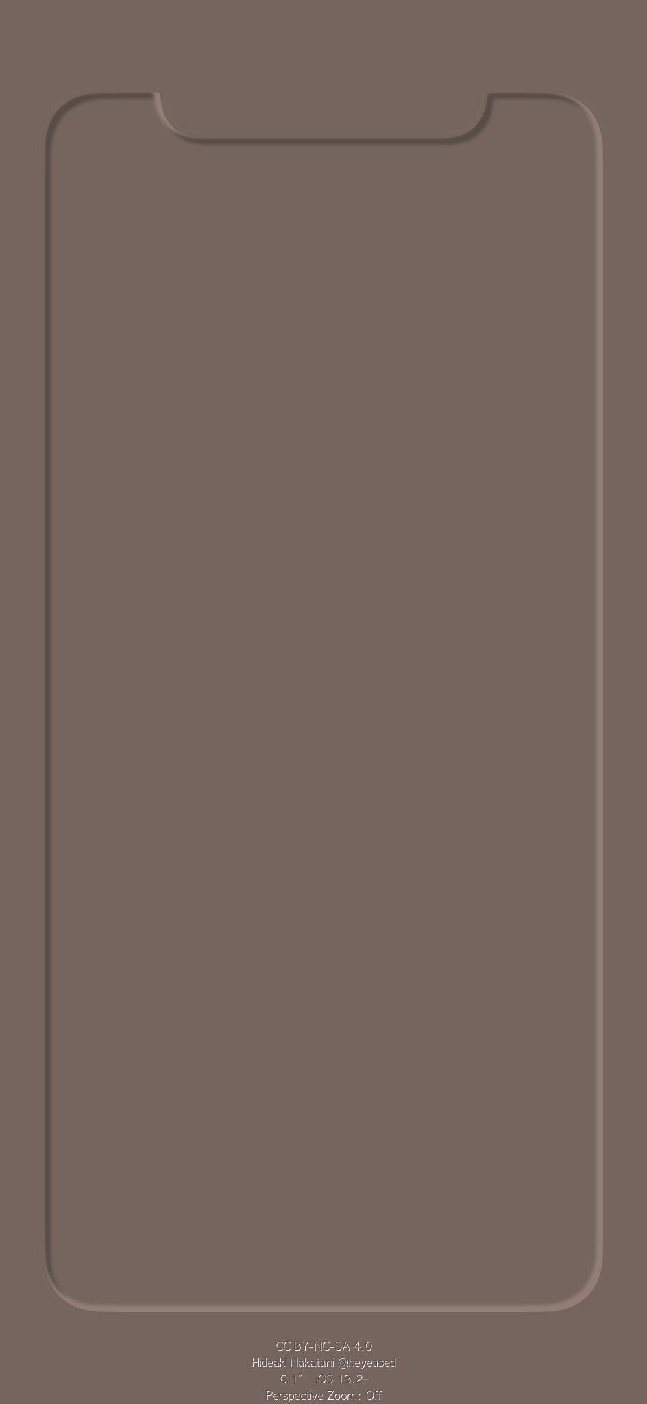 944x2048 3D border wallpaper for iPhone