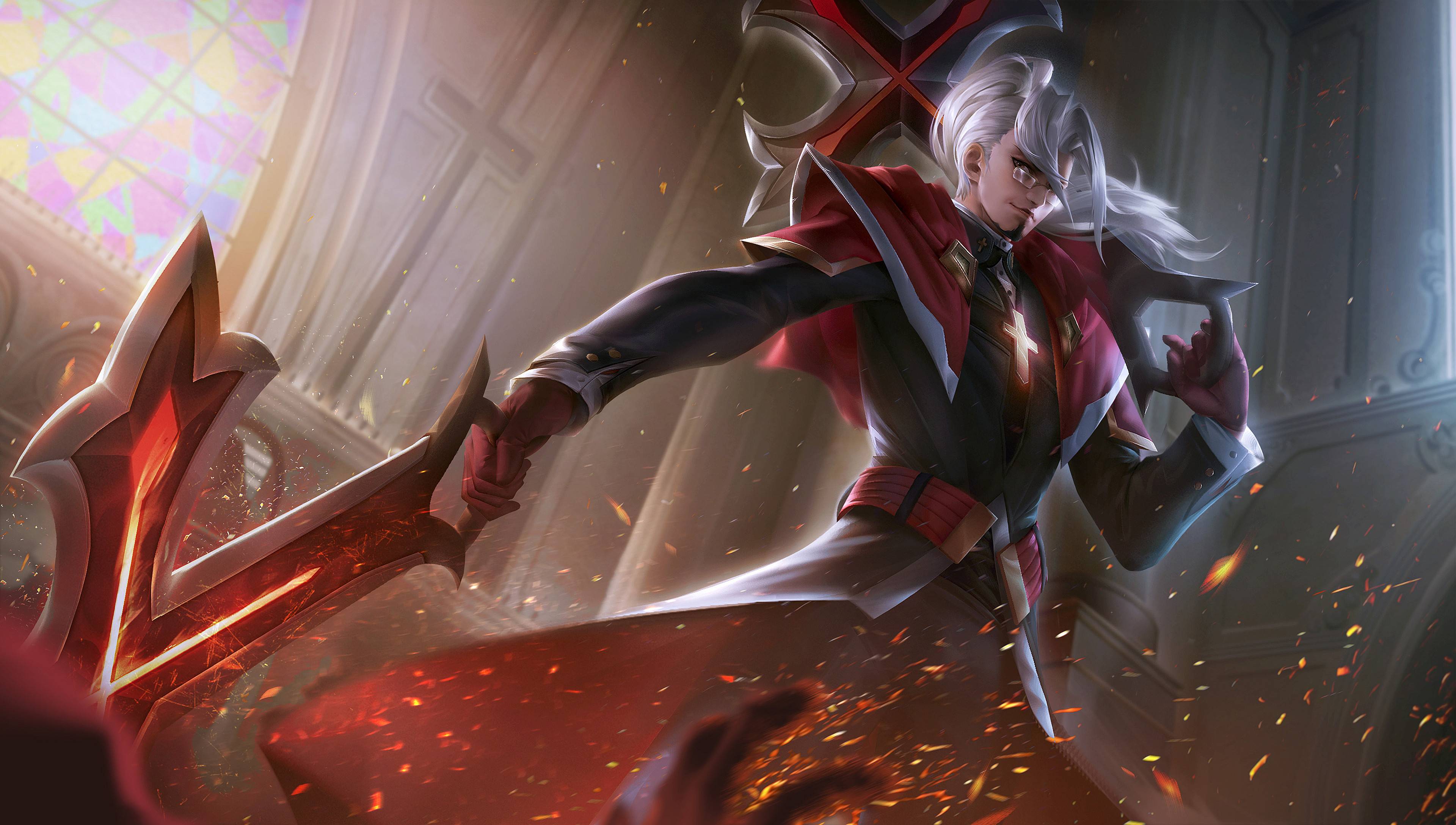 3840x2177 White Hair Anime Boy Powers, HD Artist, 4k Wallpaper, Image, Background, Photo and Picture