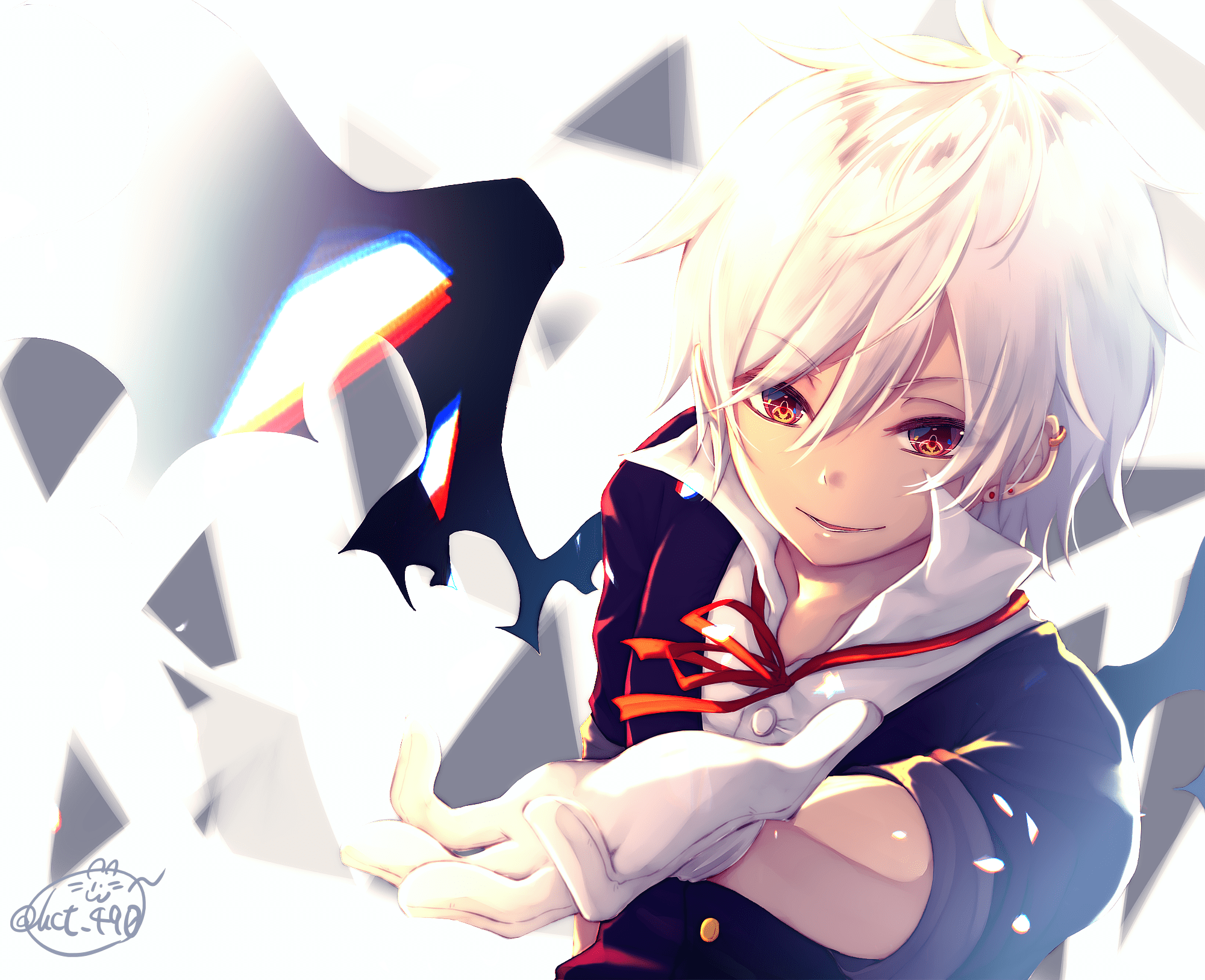 White Hair Anime Boy Wallpapers Top Free White Hair Anime Boy