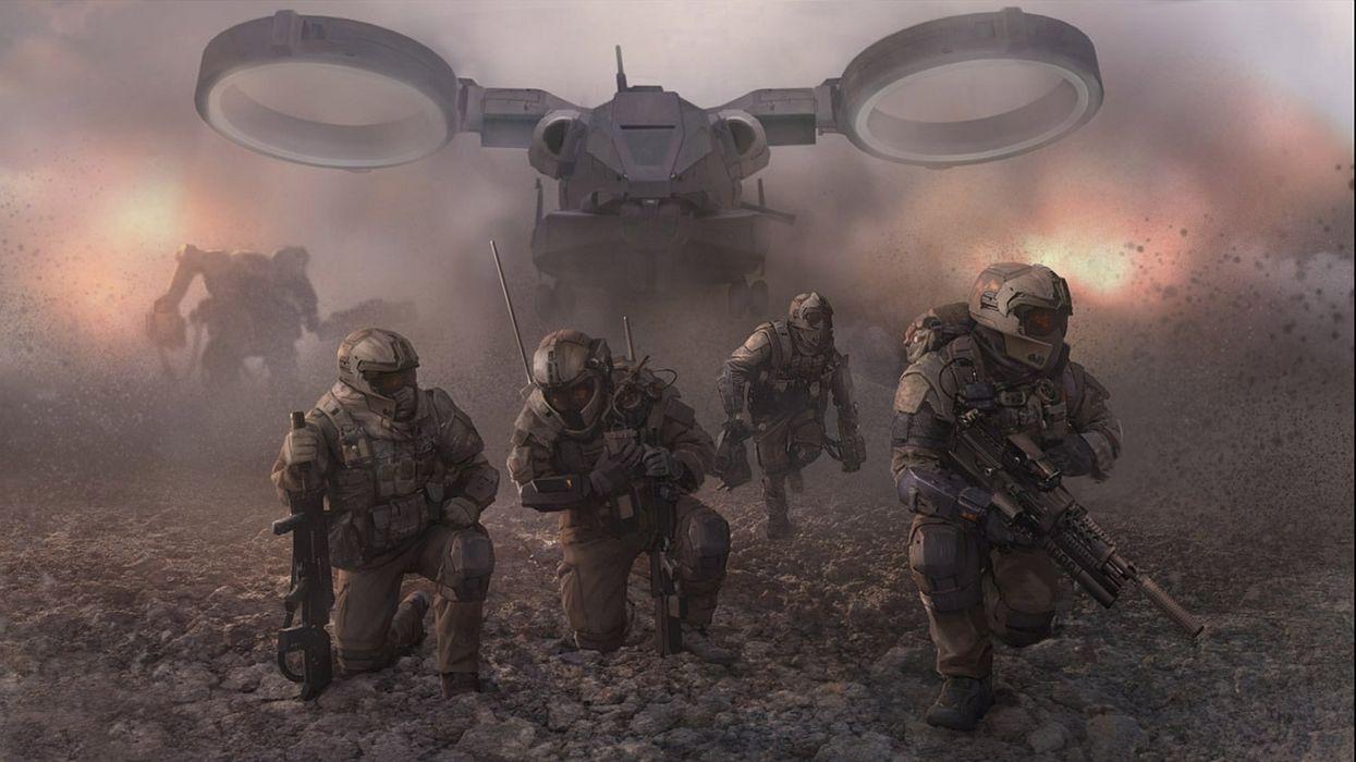 1245x700 Sci Fi Warrior Futuristic Art Artwork Wallpaperx1440