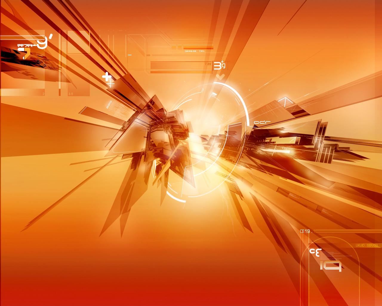 1280x1024 Orange Abstract