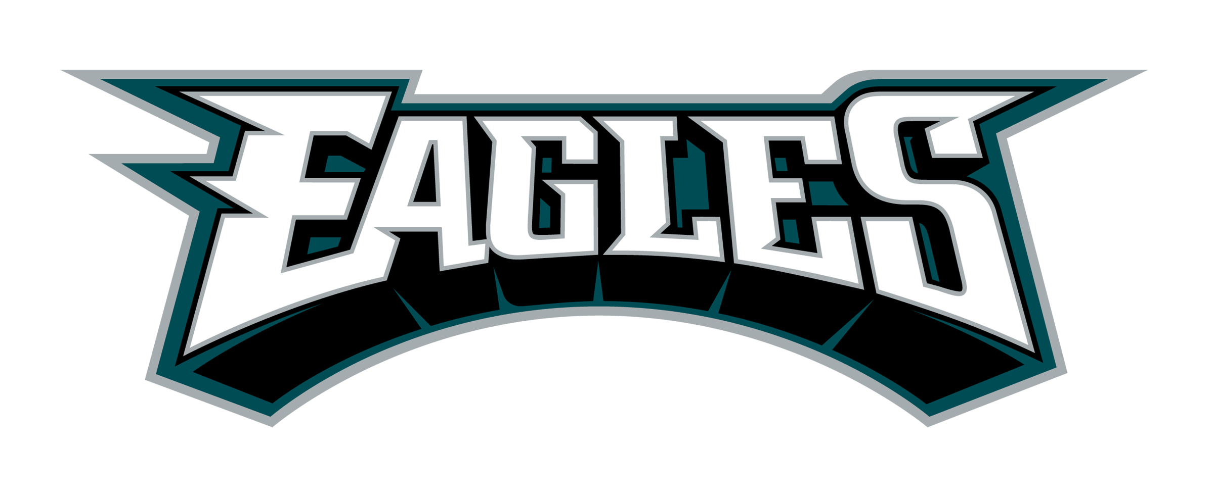 2400x990 Philadelphia Eagles Logo PNG Transparent & SVG Vector