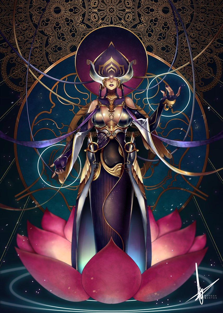 857x1200 hannah515 - #Warframe My Beloved Lotus. My ultimate passion project, I hope you like it