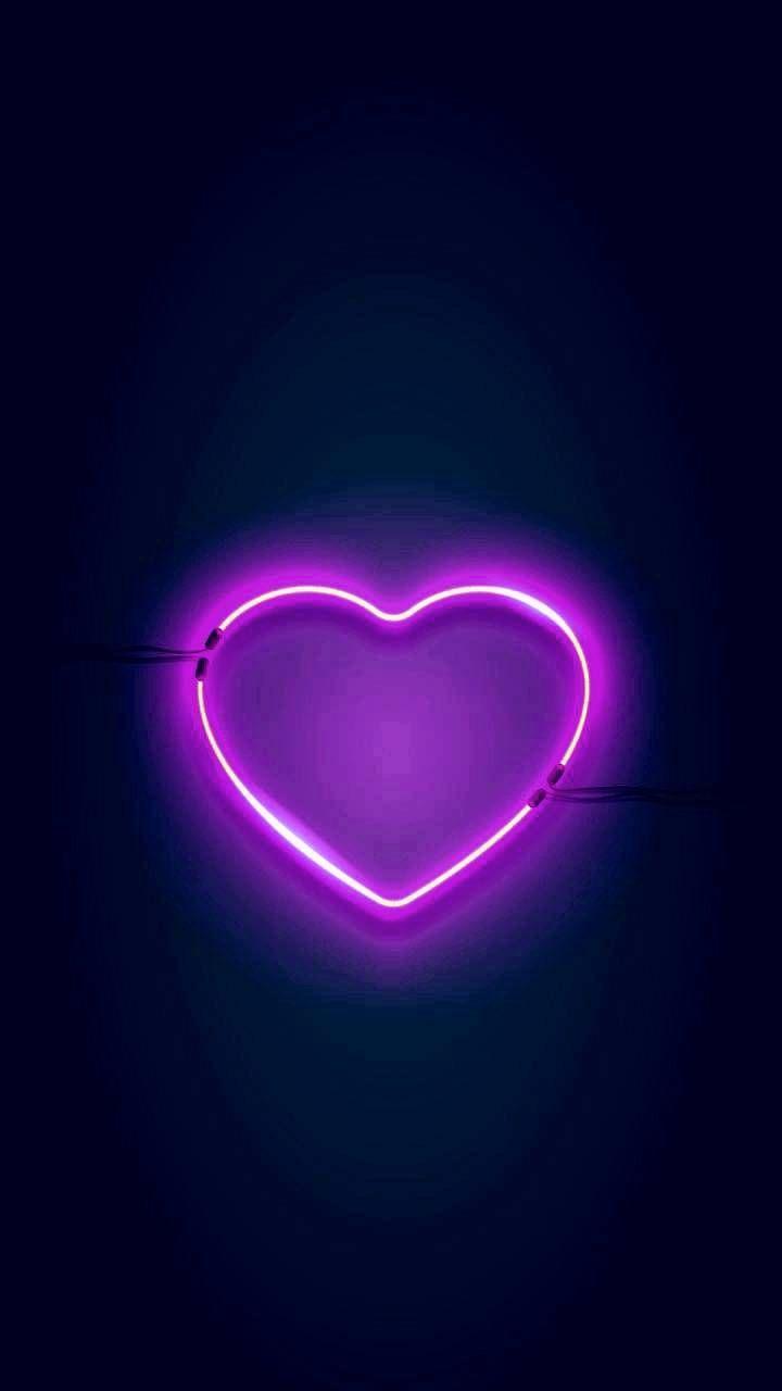 Blue Neon Heart Wallpapers - Top Free Blue Neon Heart Backgrounds ...