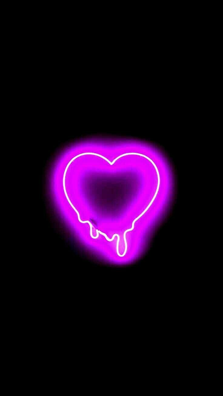 Blue Neon Heart Wallpapers - Top Free Blue Neon Heart Backgrounds ...