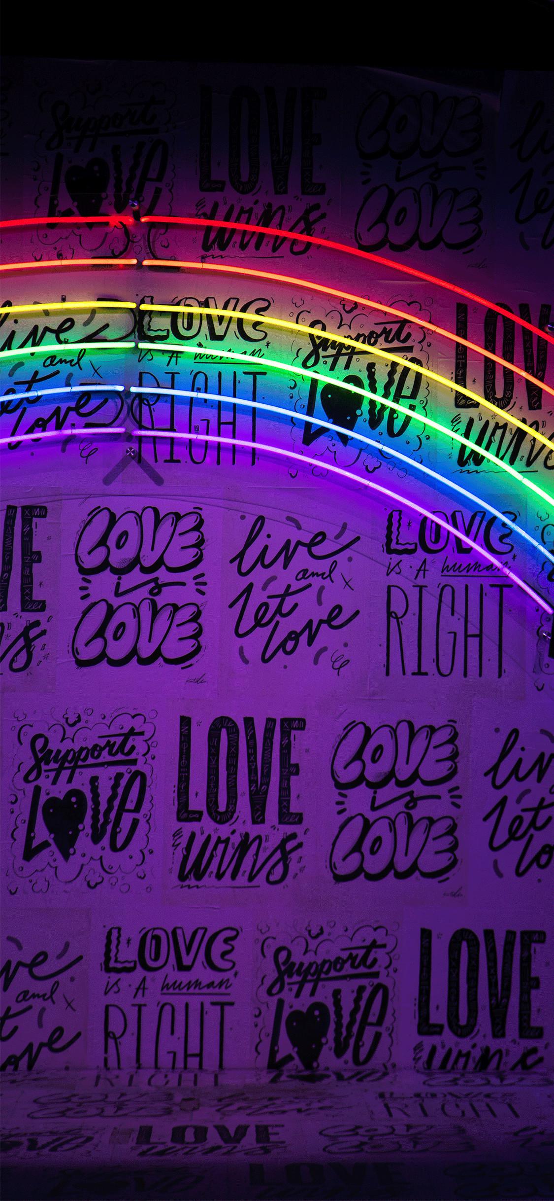 1125x2436 neon wallpaper, purple, font, text, violet, graphic design