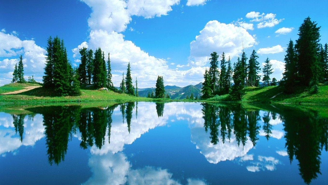 1360x768 Nature Rivers Lakes Wallpaper HD. Free High Definition Background
