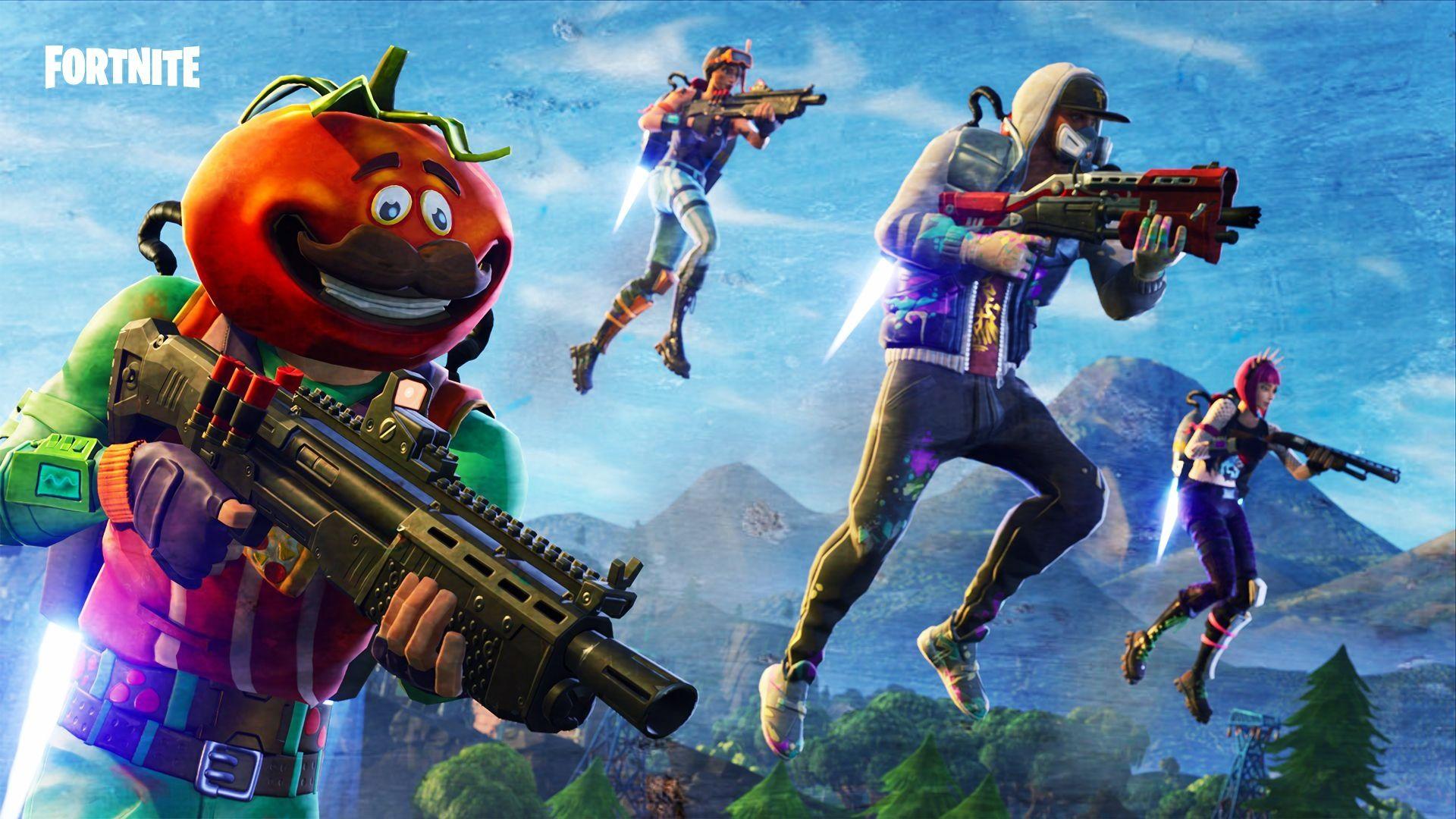 1920x1080 Fortnite Fight Wallpaper