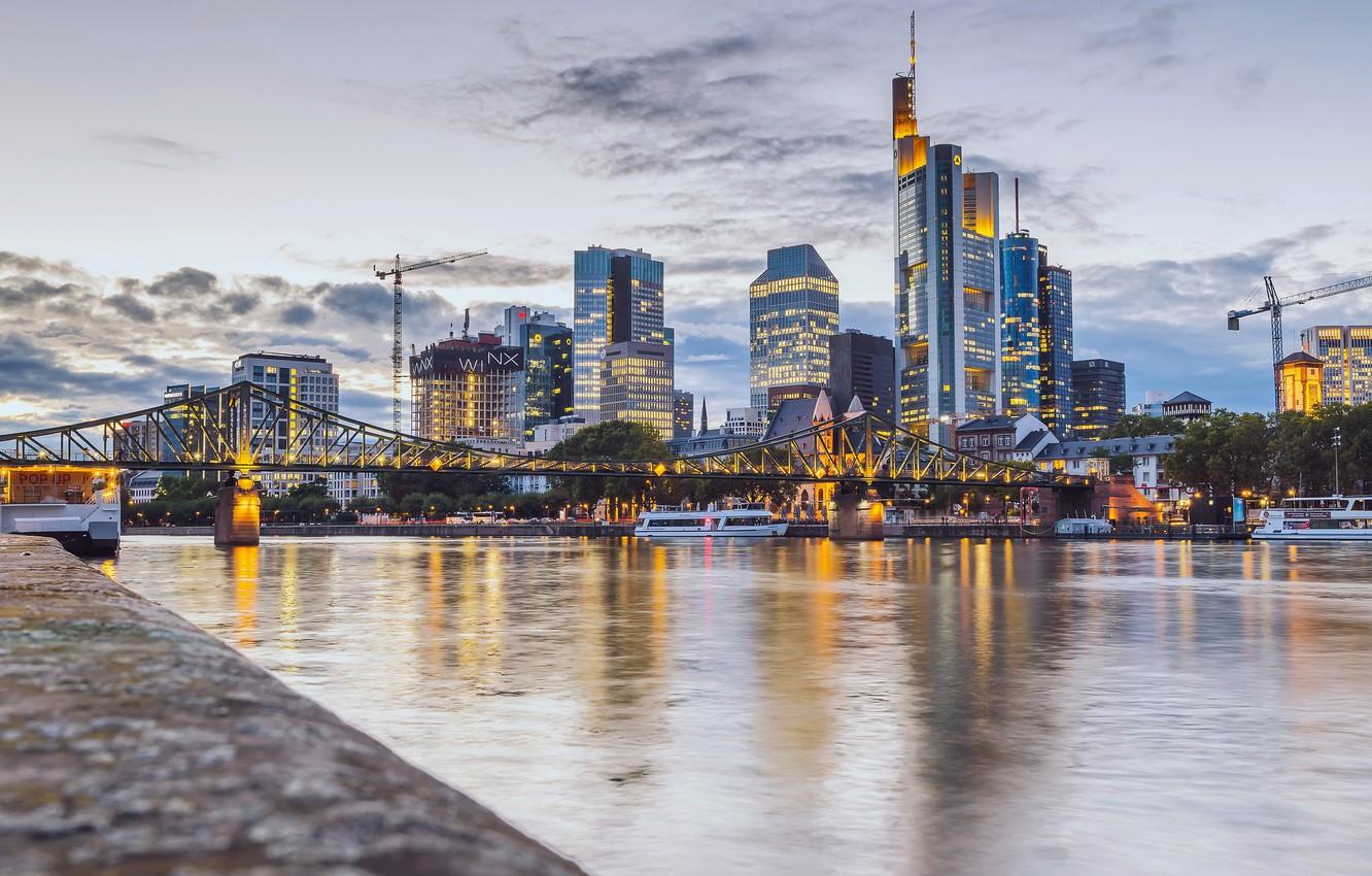 1332x850 Wallpaper Germany, Frankfurt am Main, Hesse image for desktop, section город