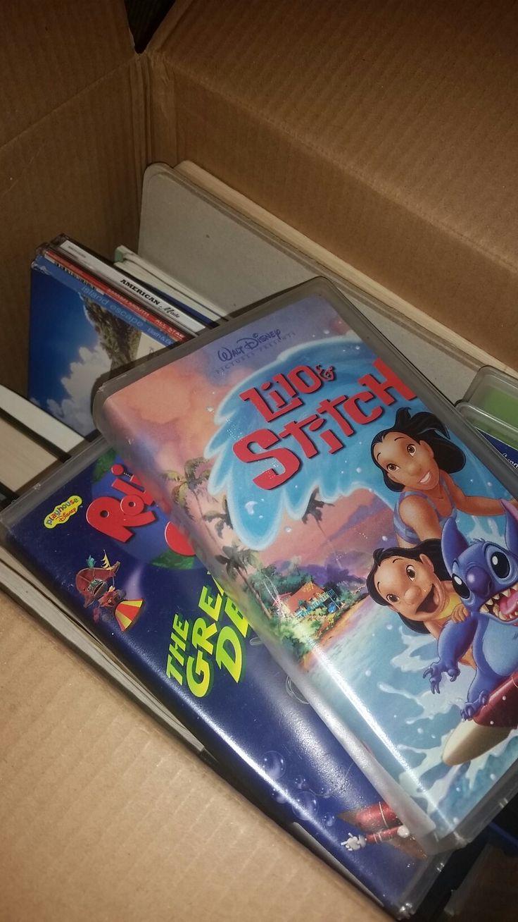 736x1308 Day 37. Cleaned out old VHS tapes, cds, and kids books. Donating to a local charity. BagsIn40Days #Lent2017. Vhs movie, Funny joke quote, Disney movies