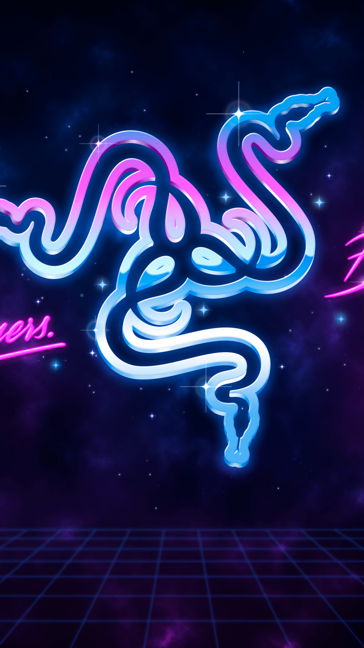 1242x2208 Razer Wallpaper 4K, For Gamers By Gamers, Neon, Technology