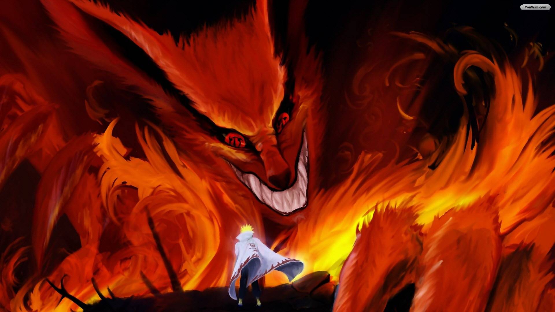 1920x1080 Naruto Nine Tails Wallpaper