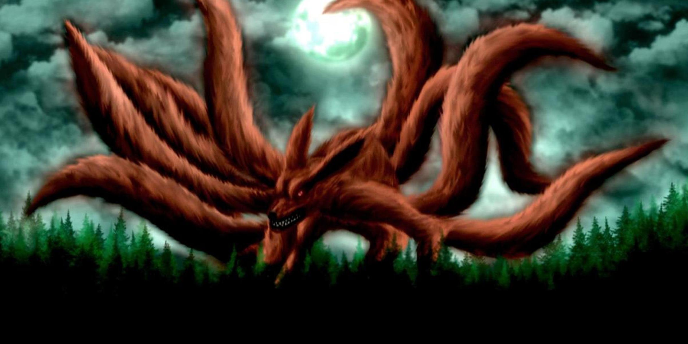 2400x1200 Nine Tails Wallpaper