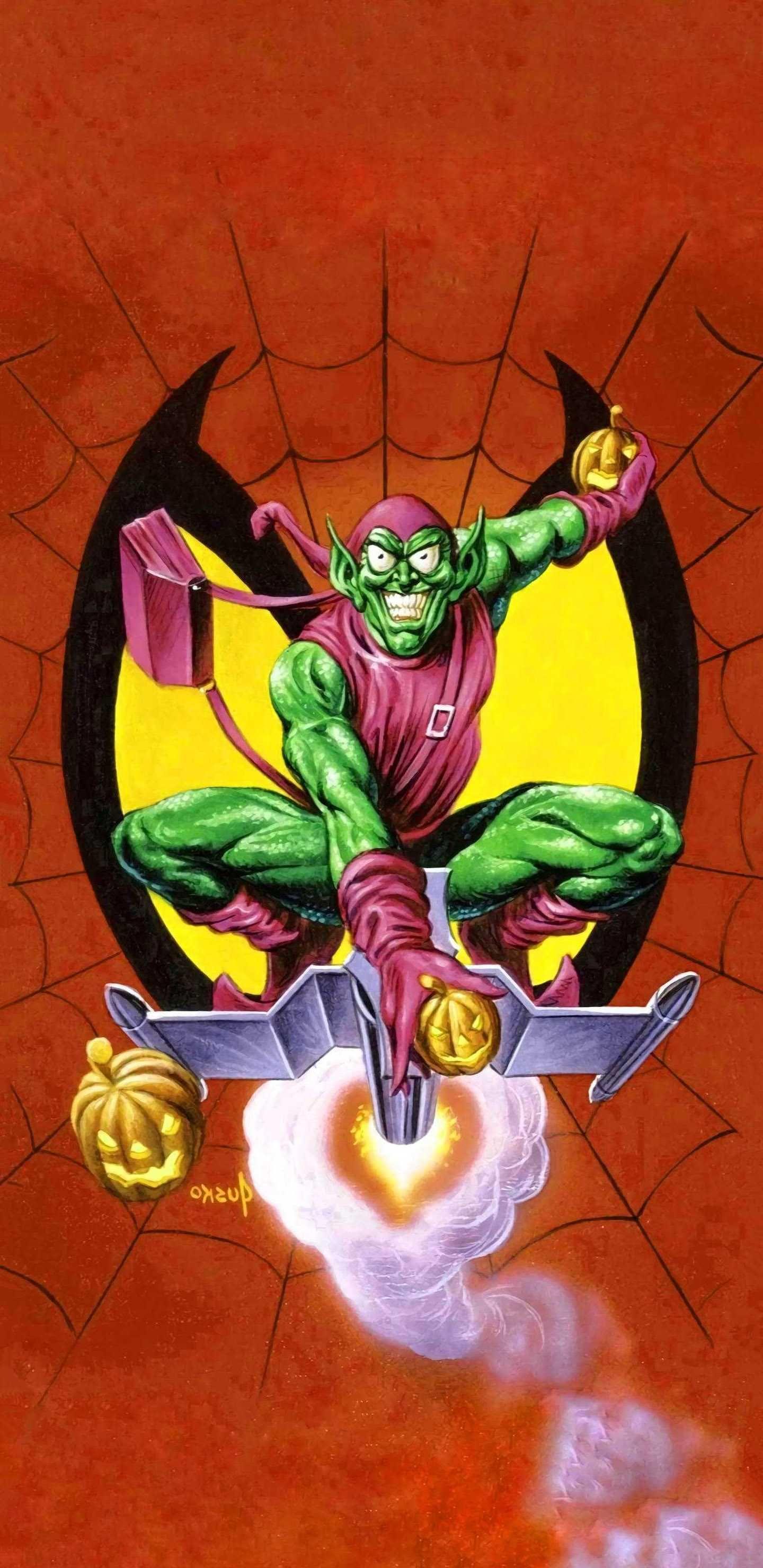 1440x2960 Green Goblin Wallpaper