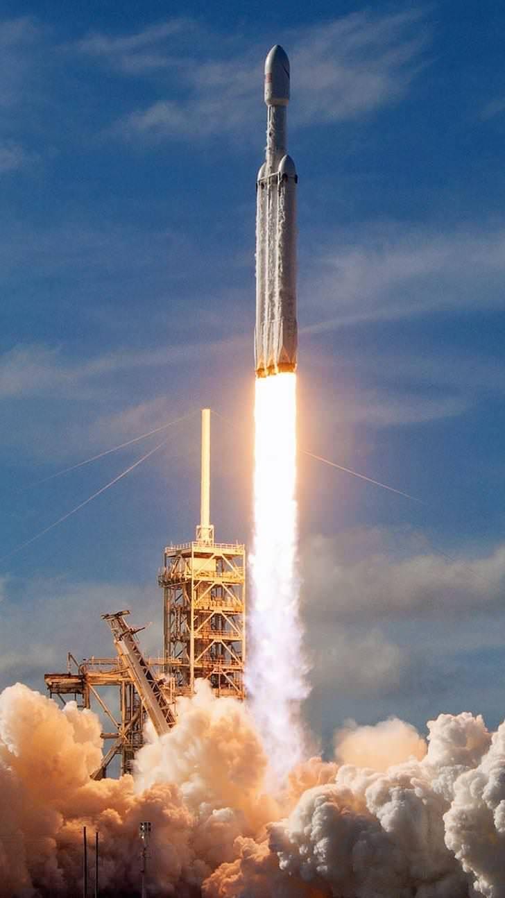 728x1294 Falcon 9 Wallpaper