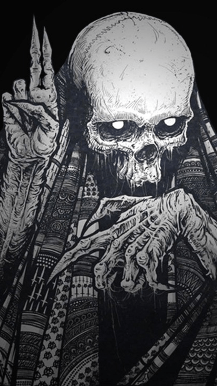 750x1334 Creepy Phone Wallpaper