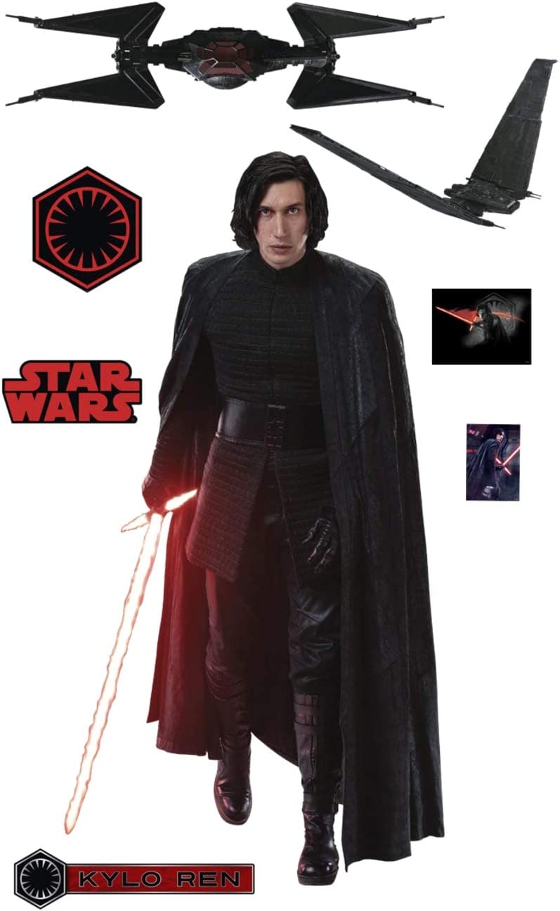 797x1295 Kylo Ren: Unmasked Licensed Removable Wall Decal : Tools & Home Improvement