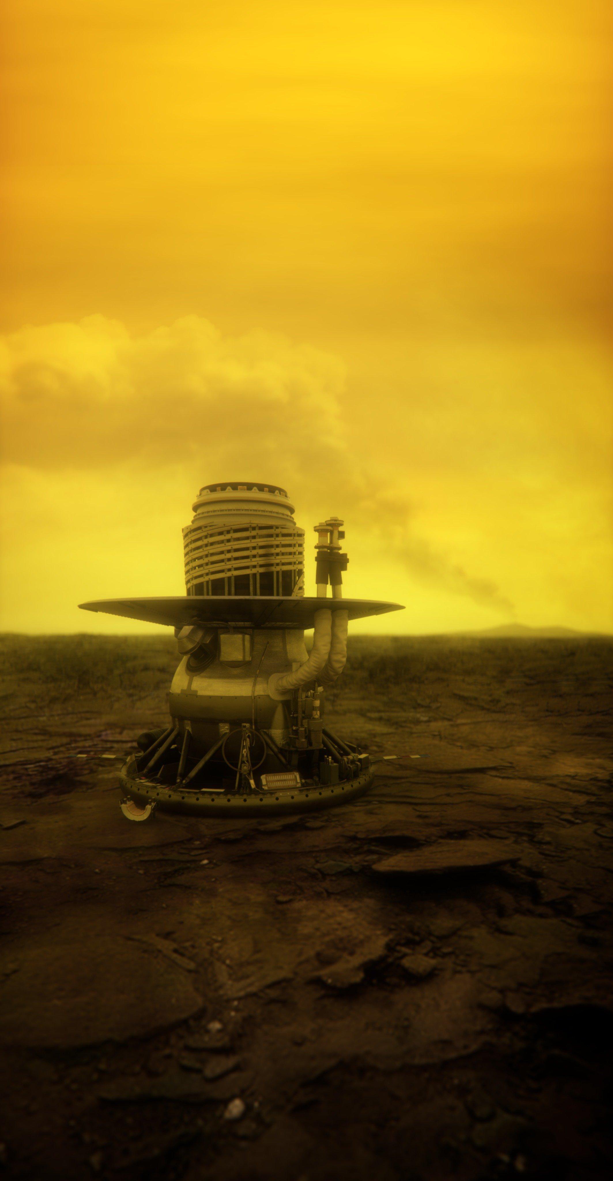 2127x4096 Artist's impression of Venera 13. The Planetary Society