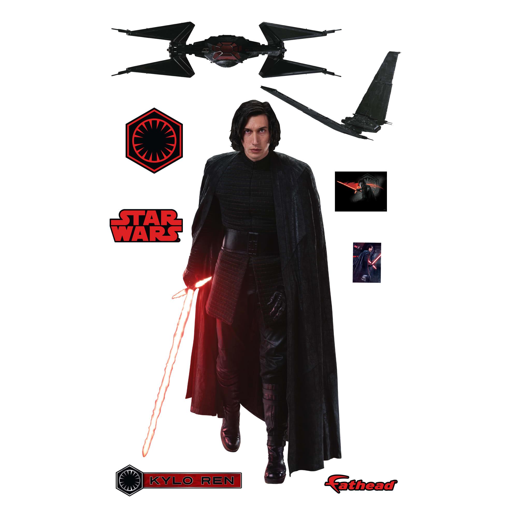 2000x2000 Fathead Kylo Ren: Unmasked Wars: The Last Jedi Size Officially Licensed Removable Wall Decal