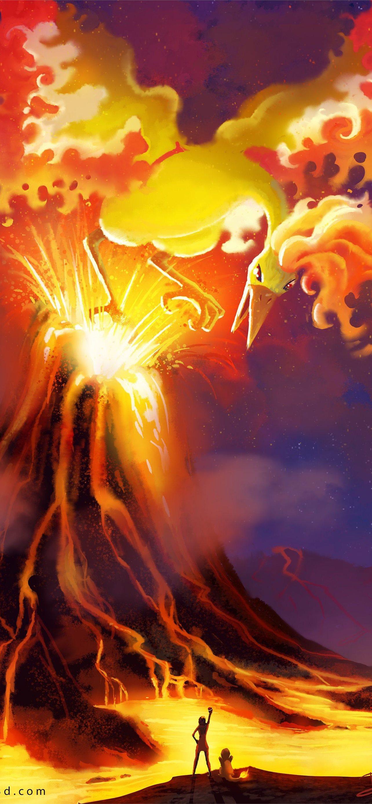 1284x2778 moltres HD iPhone Wallpaper Free Download