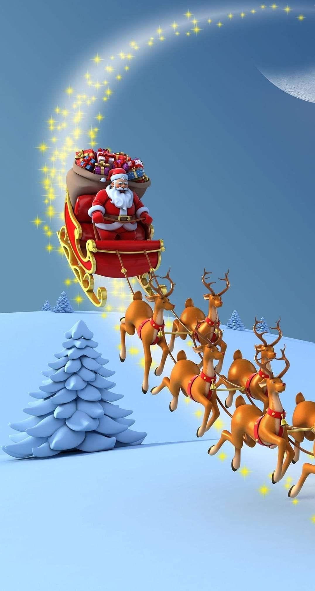 1076x2015 Christmas. Santa