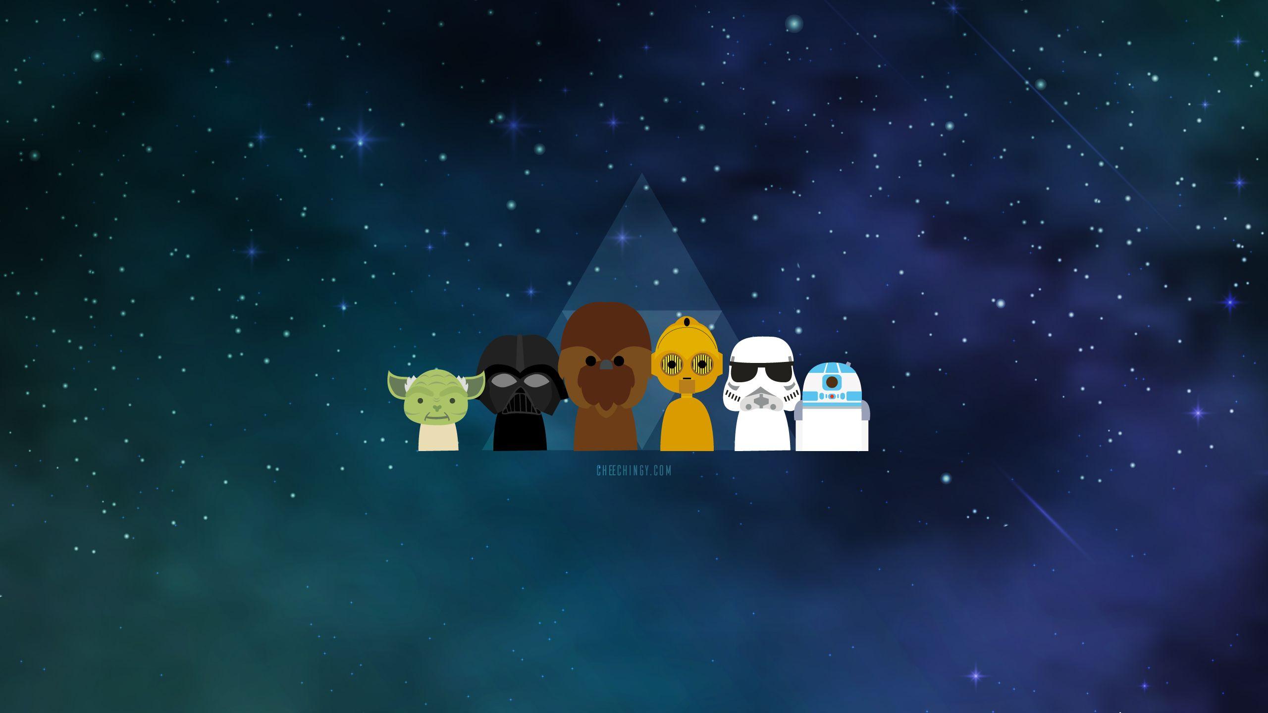 2560x1440 Cartoon Star Wars Wallpaper