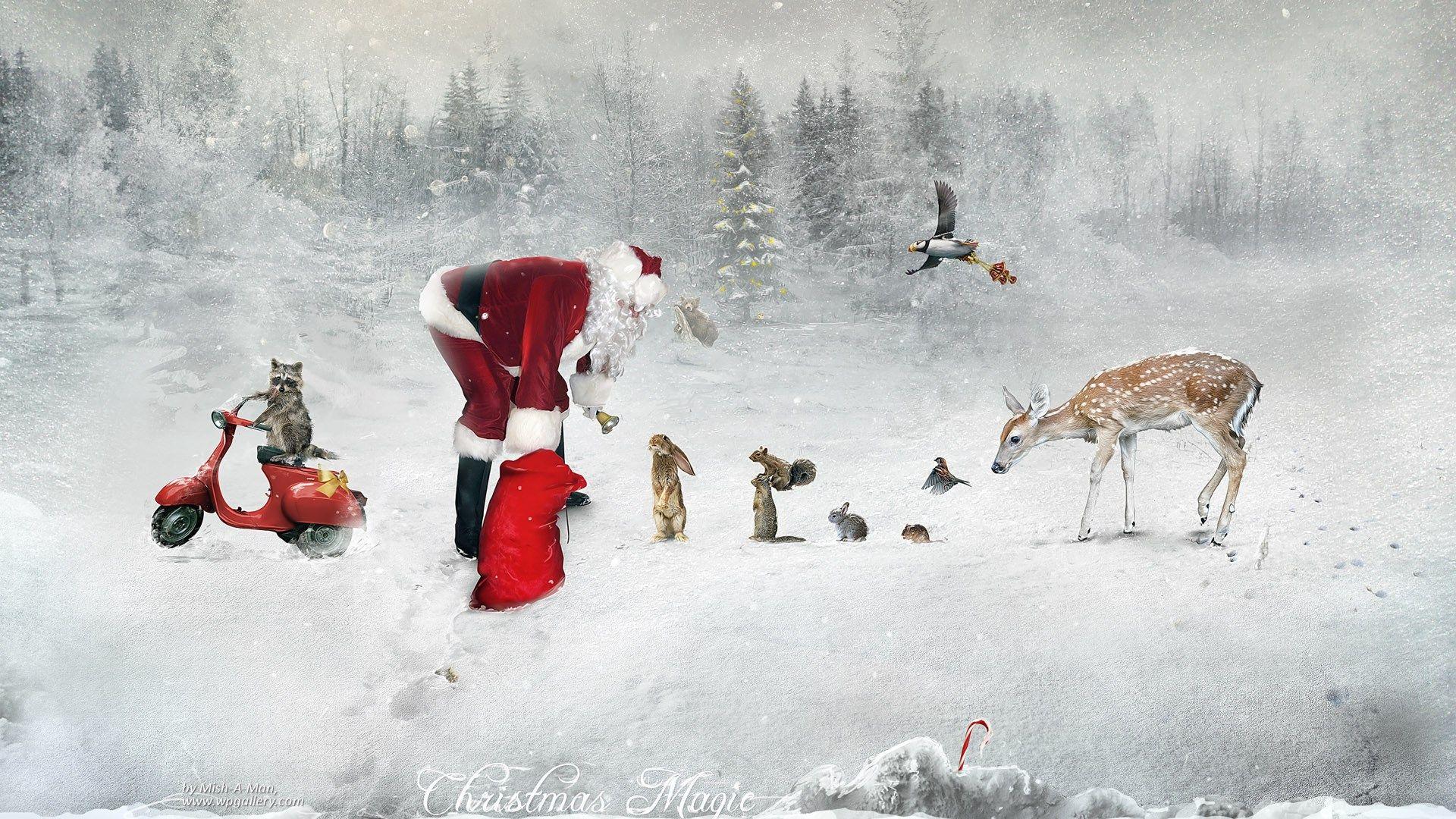 1920x1080 Magical Christmas Wallpaper 1080 X 1920