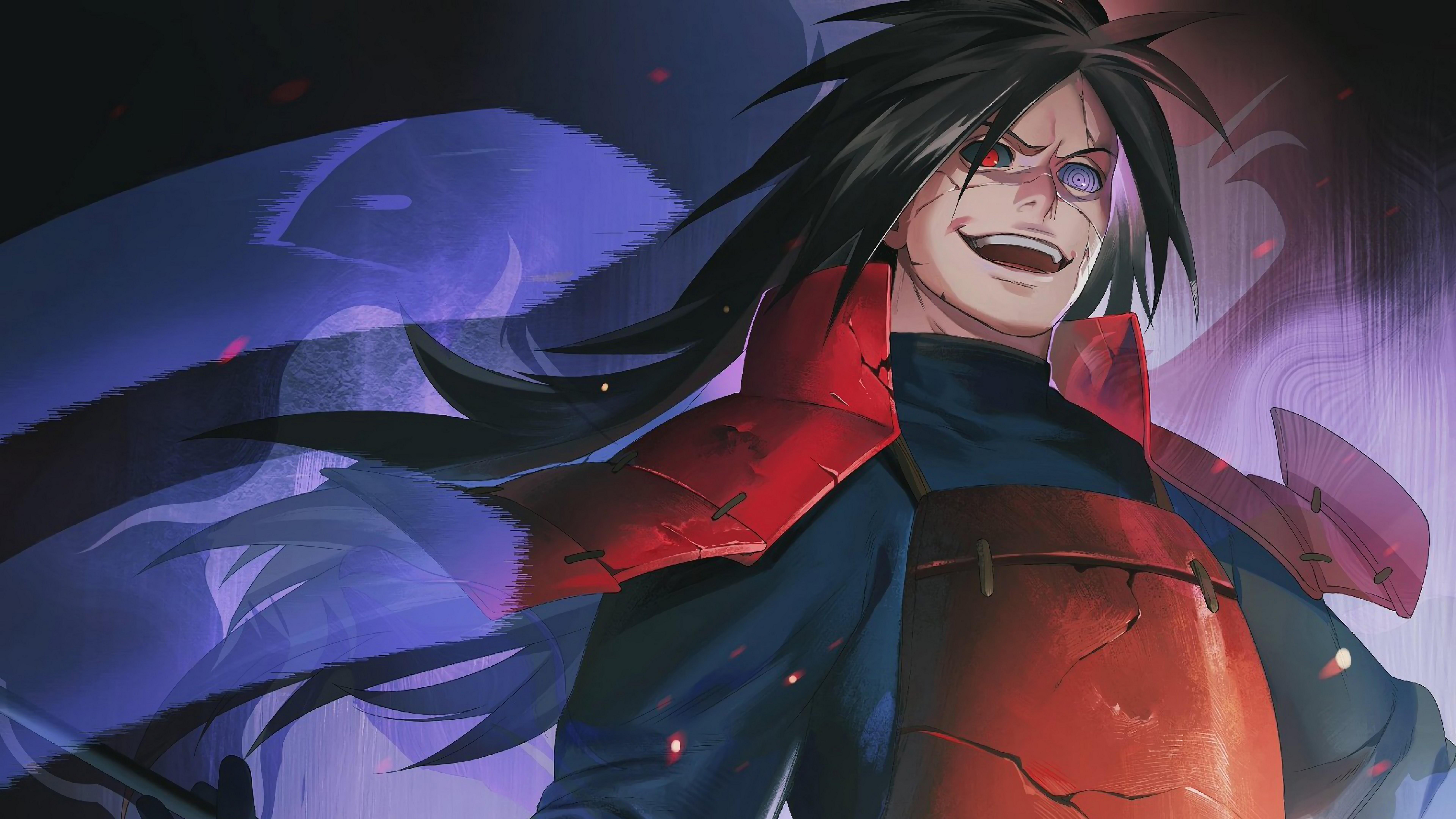 7680x4320 Madara Sharingan Rinnegan 4K Wallpaper