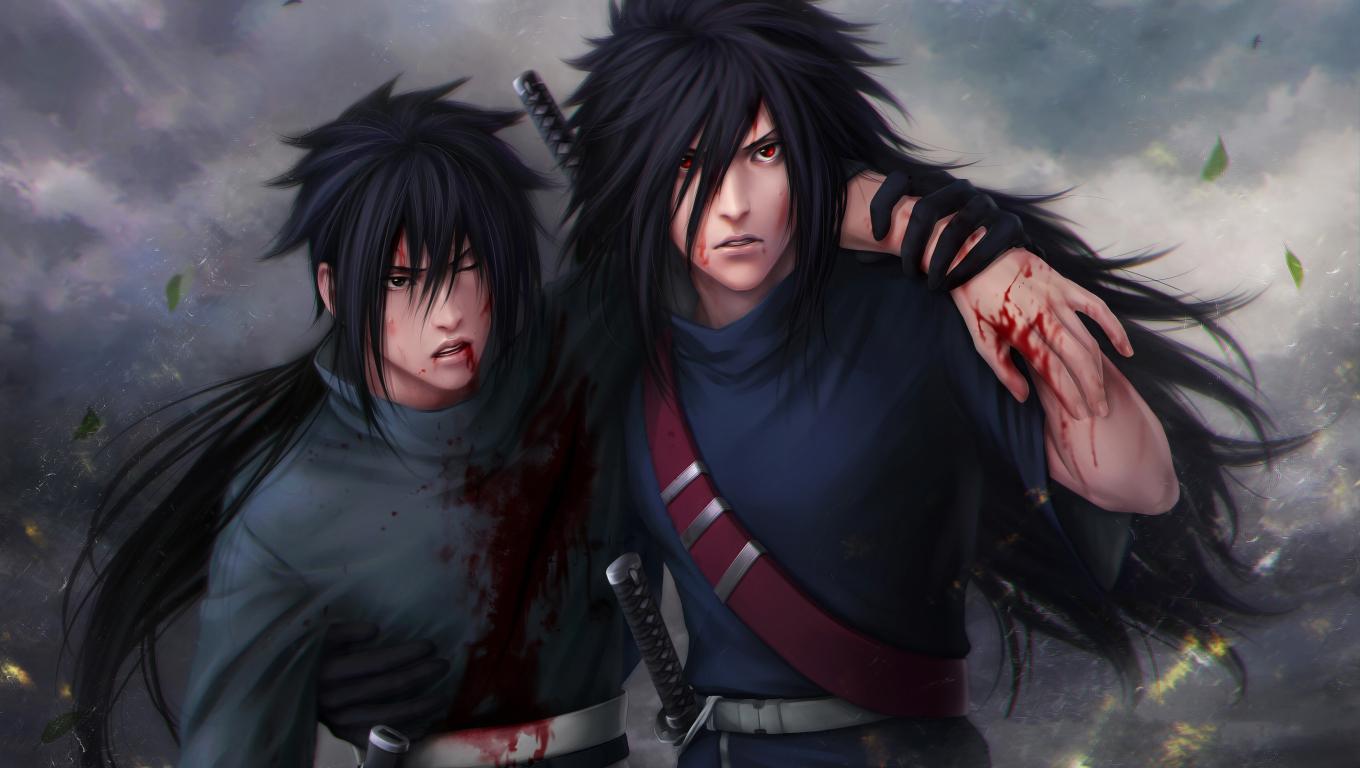 1360x768 uchiha madara, uchiha izuna, naruto Desktop Laptop HD Wallpaper, HD Anime 4K Wallpaper, Image, Photo and Background