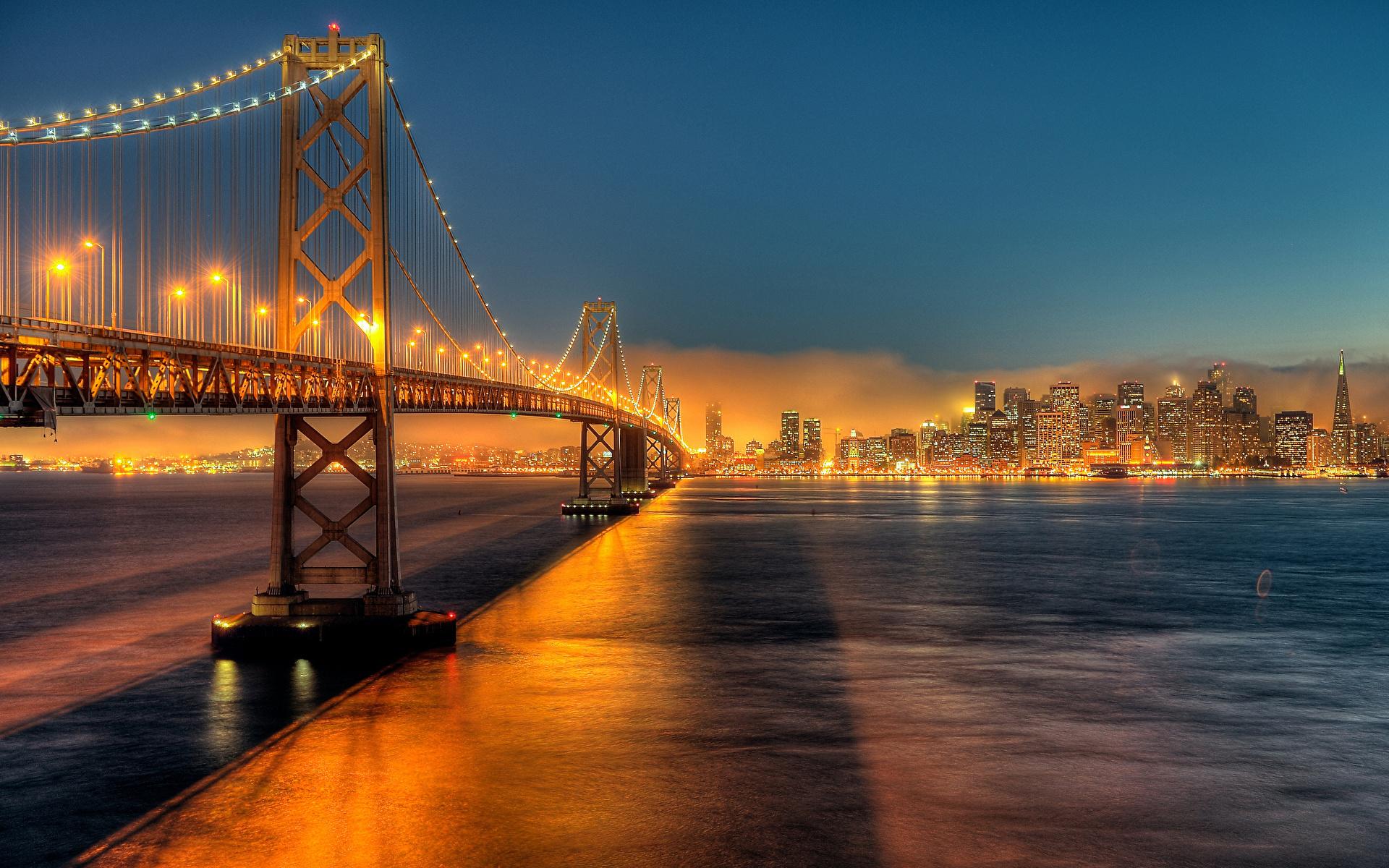 1920x1200 Desktop Wallpaper California San Francisco USA Bay Bridge 1920x1200