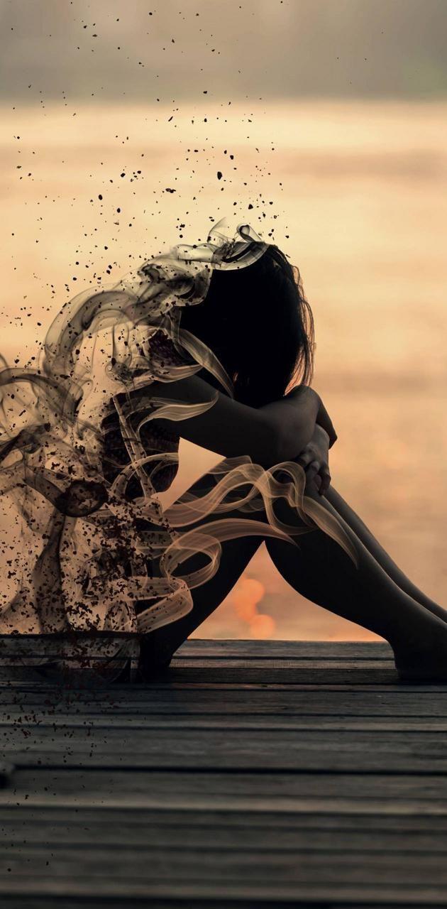 630x1280 alone girl wallpaper