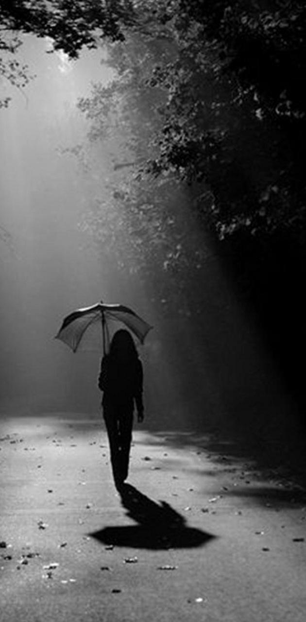 630x1280 lonely girl wallpaper