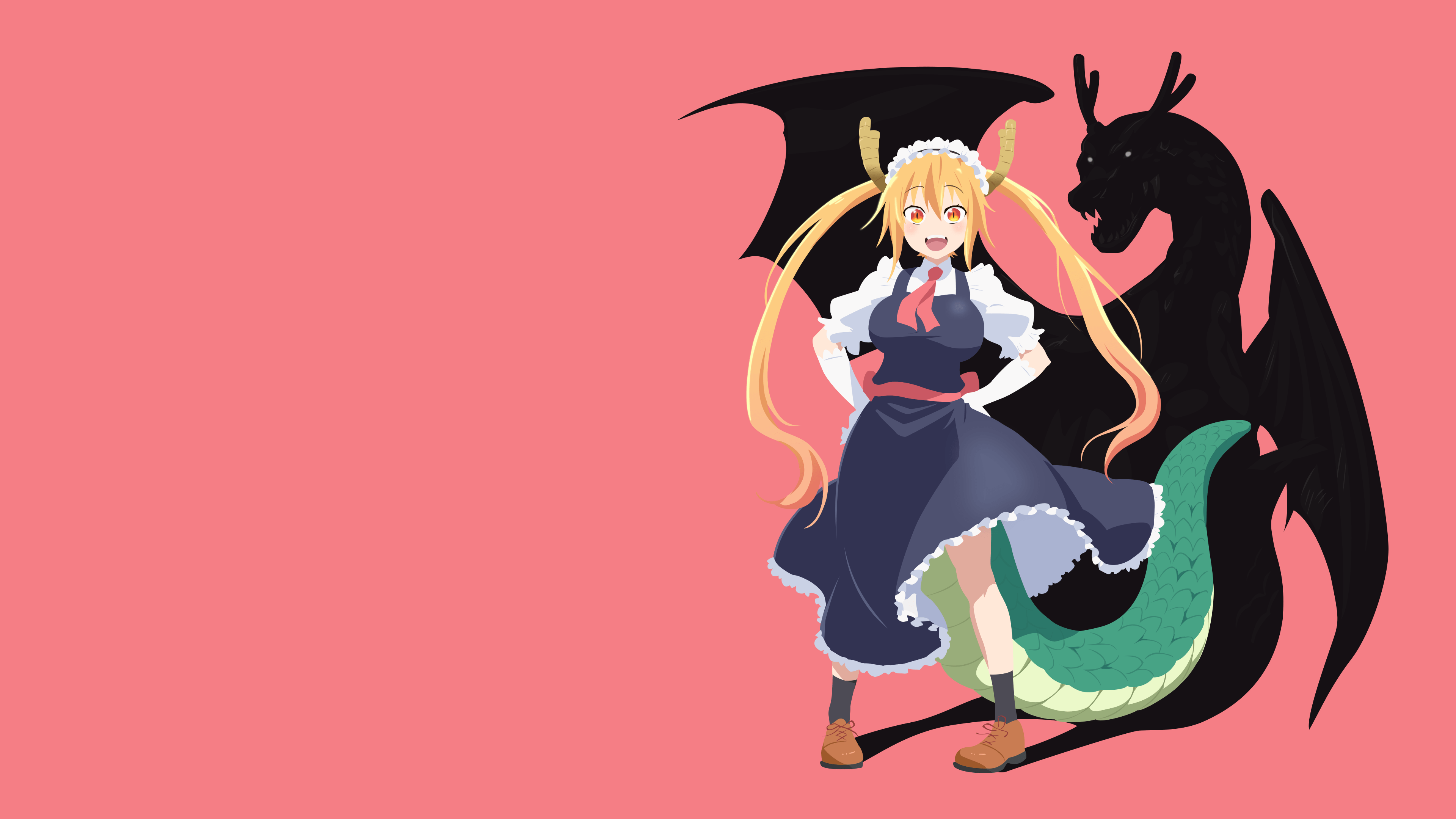 3840x2160 Miss Kobayashi's Dragon Maid 4k Ultra HD Wallpaper by Thomas V. Kristiansen